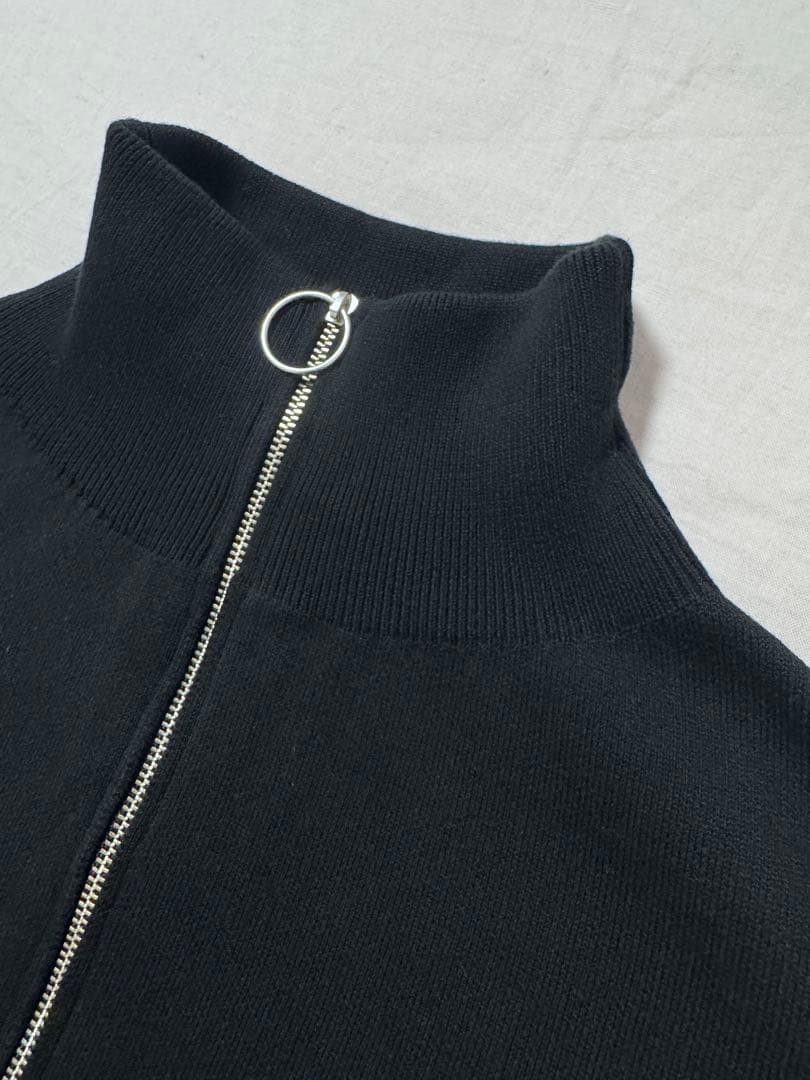 FRAMeWORK コットンハリヌキハーフジッププルオーバー