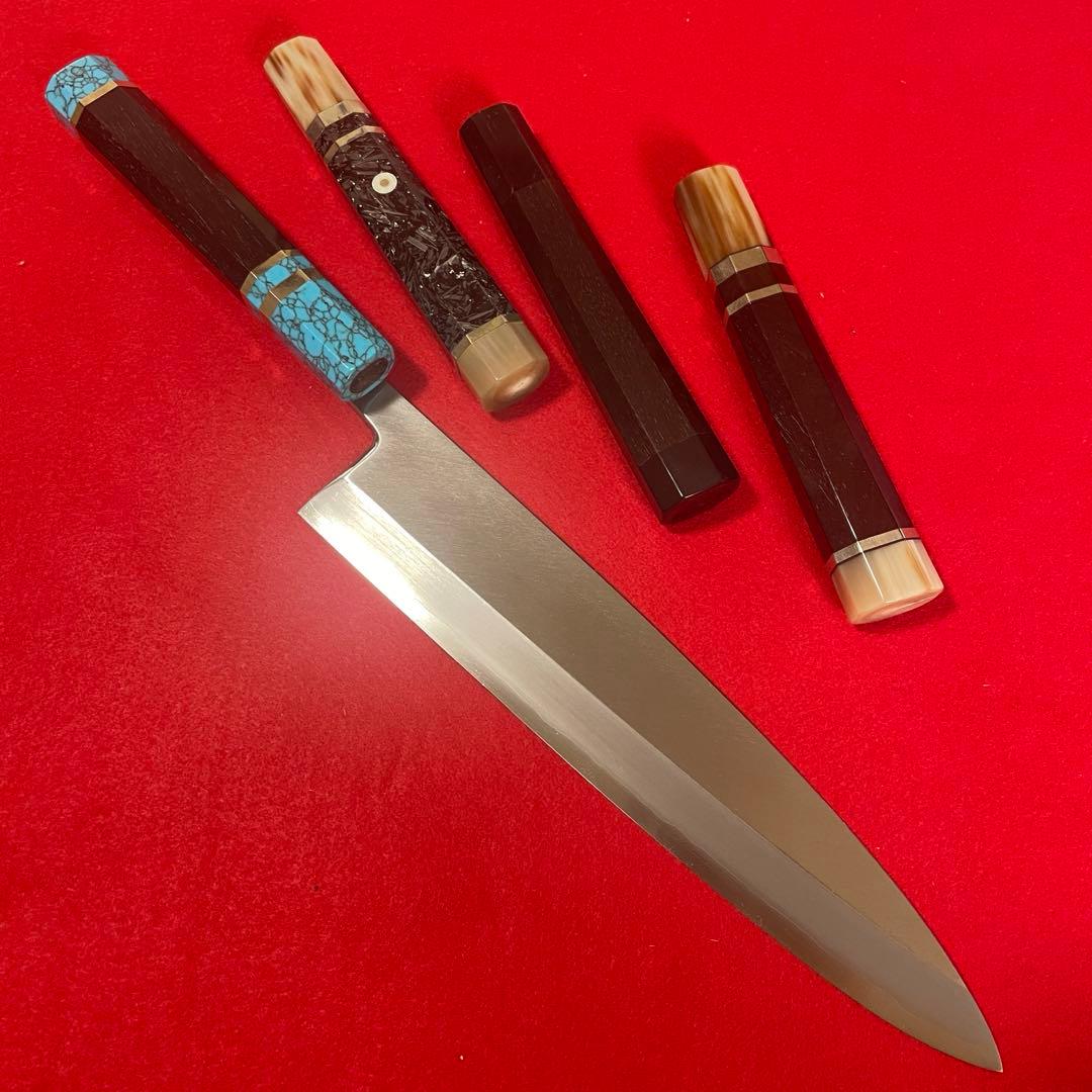 銀三　片刃牛刀　和牛刀