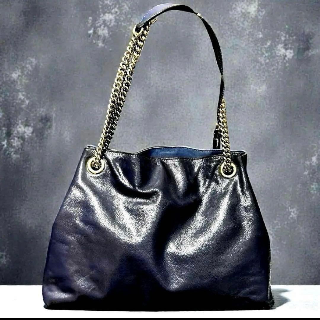 あ*み様 【GUCCI】y2k インターロッキングG leather bag ワ