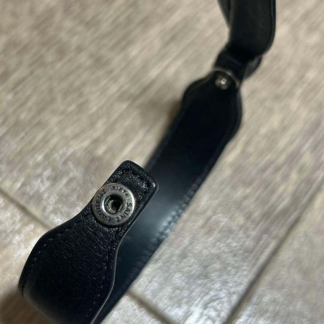 b*n様 SAINT LAURENT PARIS / レザー　ブレスレット　リボ