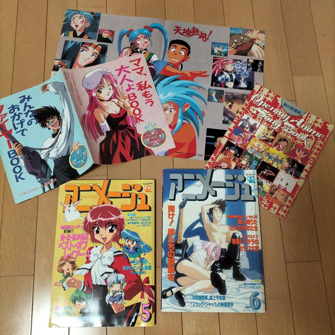 【新品同様】アニメージュ〈12冊セット〉1995年1月号〜12月号　ふろく付き