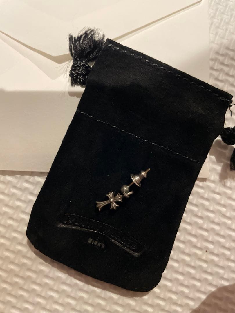 クロムハーツ タイニー スタックCHクロスドロップピアChrome Hearts