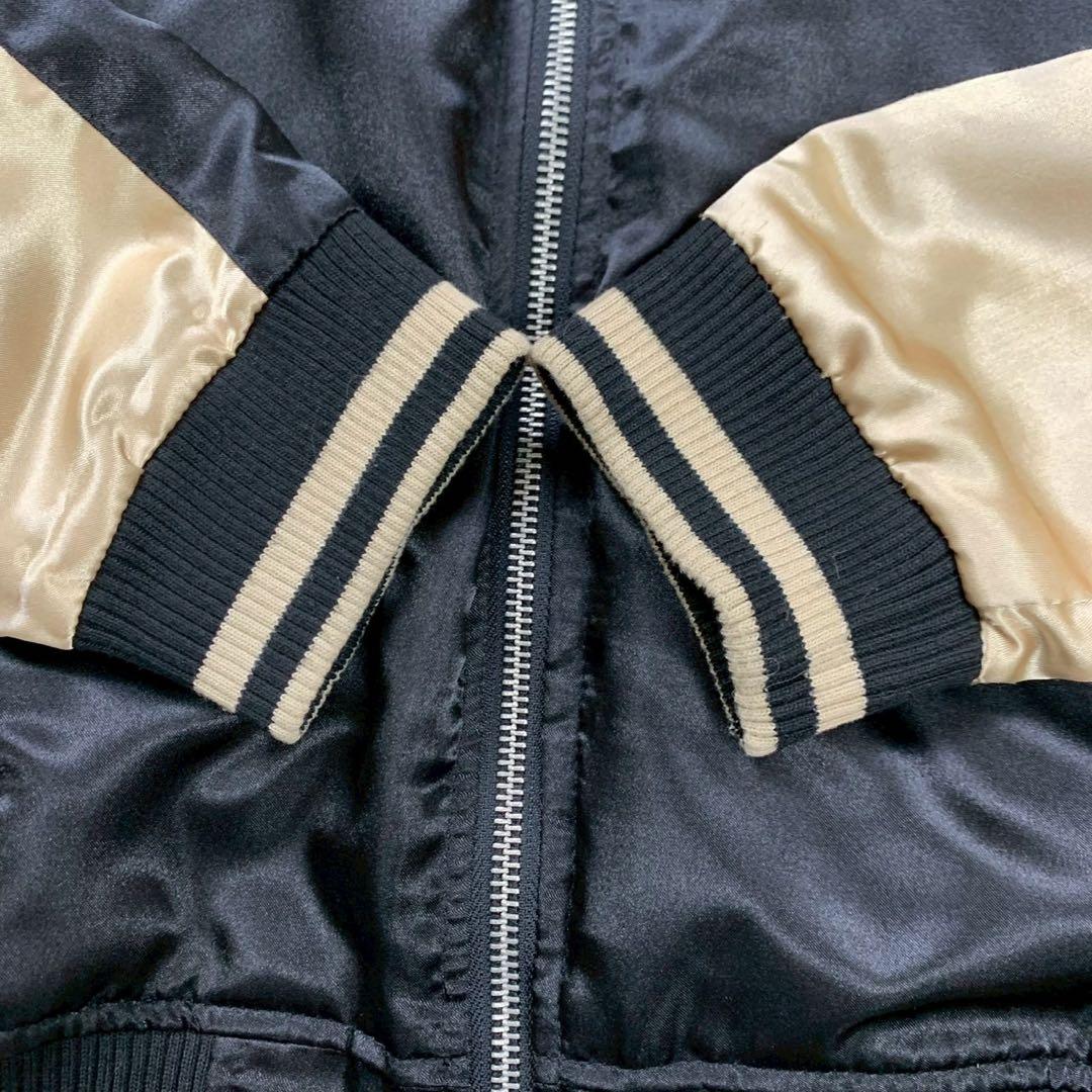 美品 絡繰魂 日本限定 スカジャン 鳳凰 刺繍 ブルゾン ユニセックス 黒