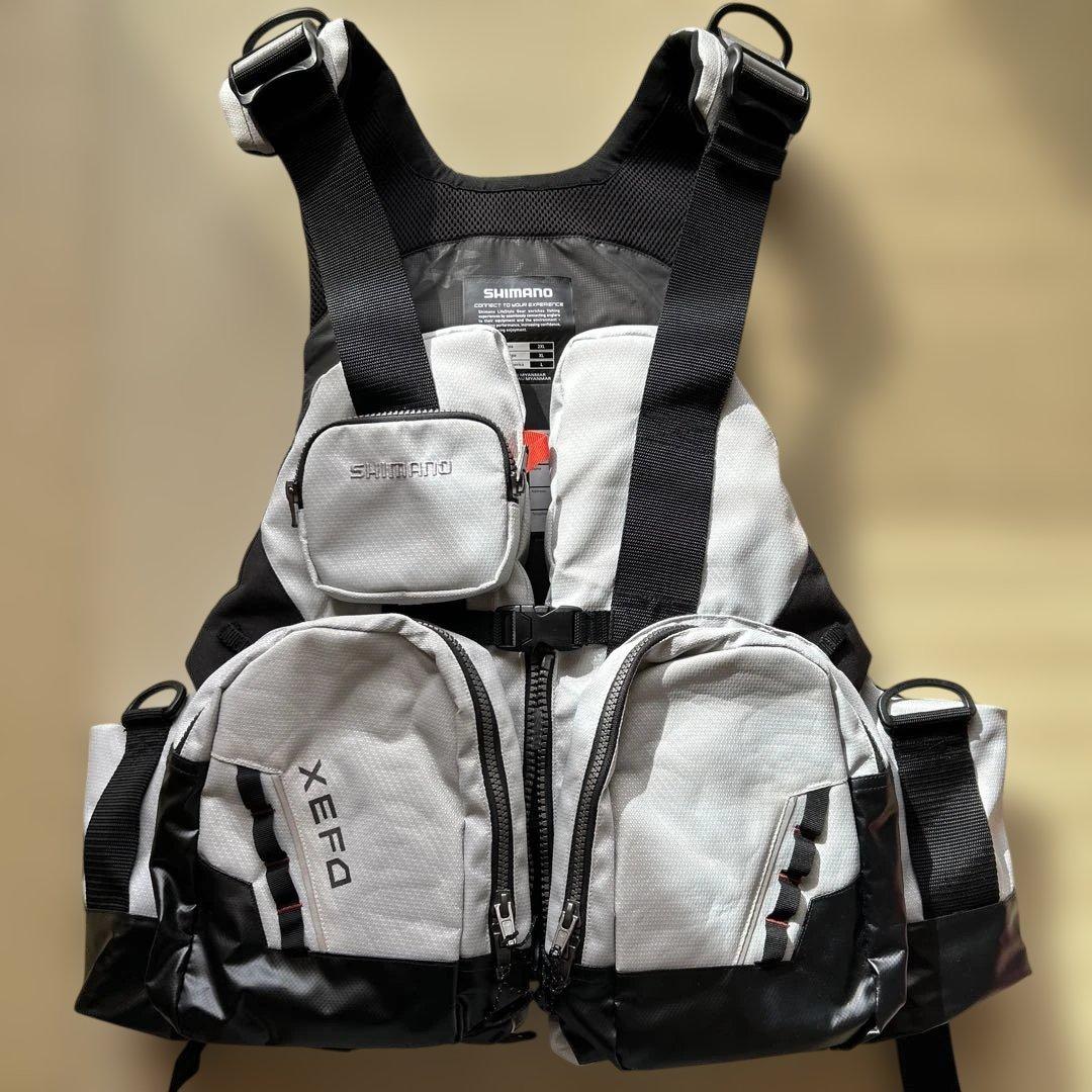 美品 シマノ XEFO トリッパーゲームベスト VF-275R 2XL