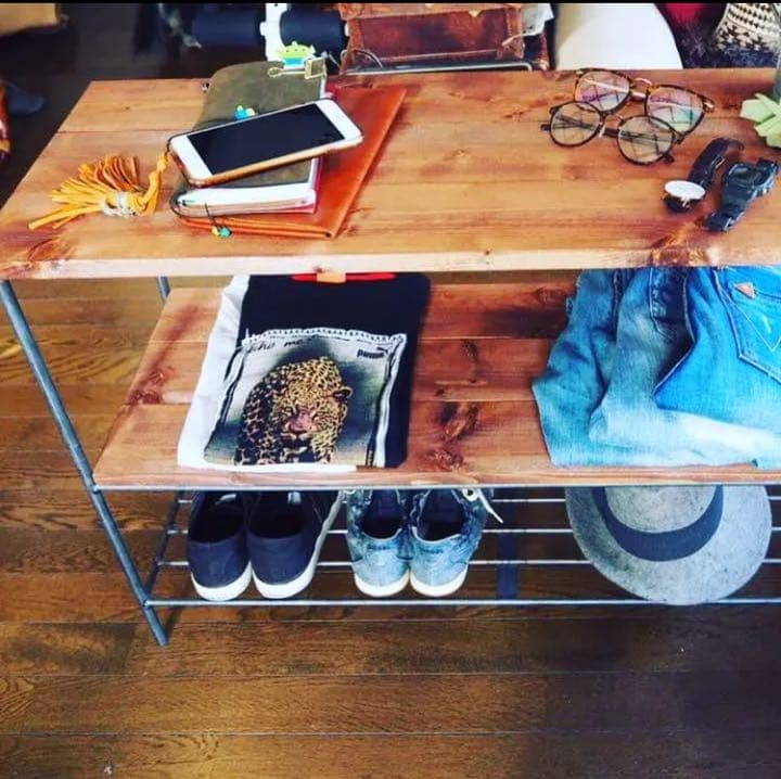 アイアン家具　アイアンシェルフ   ラック　男前　モダン　インダストリアル