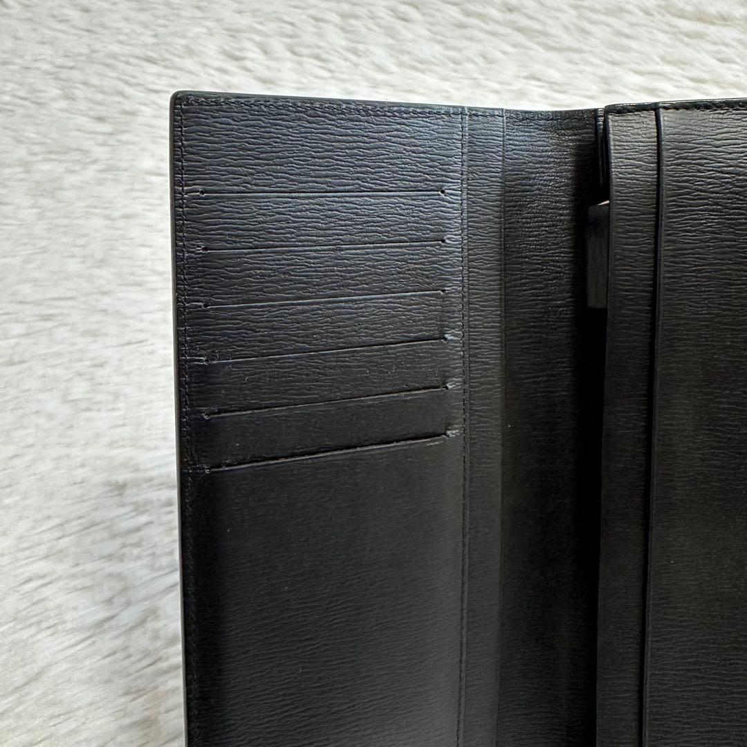 良品✨ モンブラン 財布 長財布 札入れ 小銭入れ ロングウォレット 黒 レザー