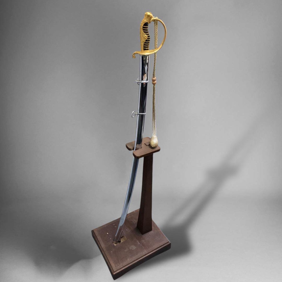 第二次世界大戦 日本軍 指揮刀 骨董 刀台 模擬刀 セット