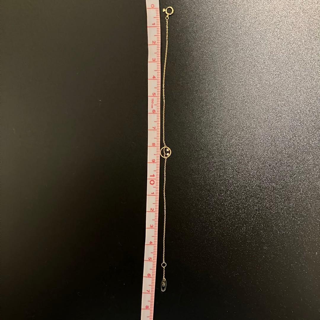 希少 廃盤 スタージュエリーガール K18 ダイヤ スマイルブレスレット　18金