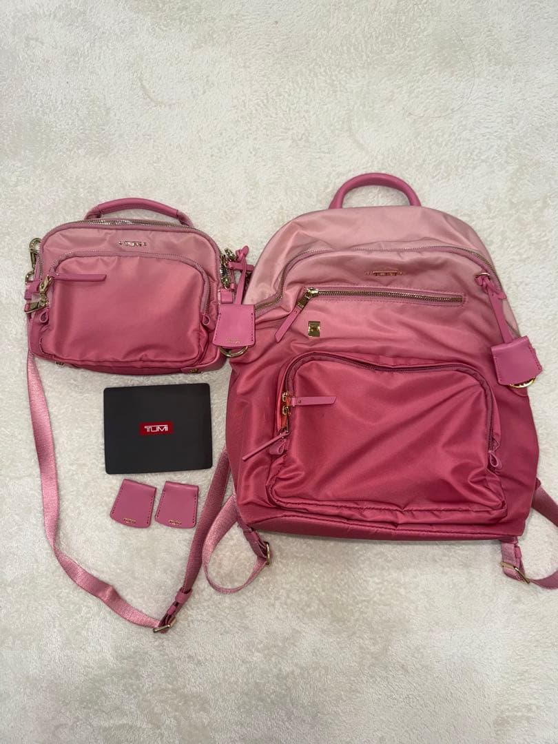TUMI トゥミ リュック ミニバック ピンク グラデーション