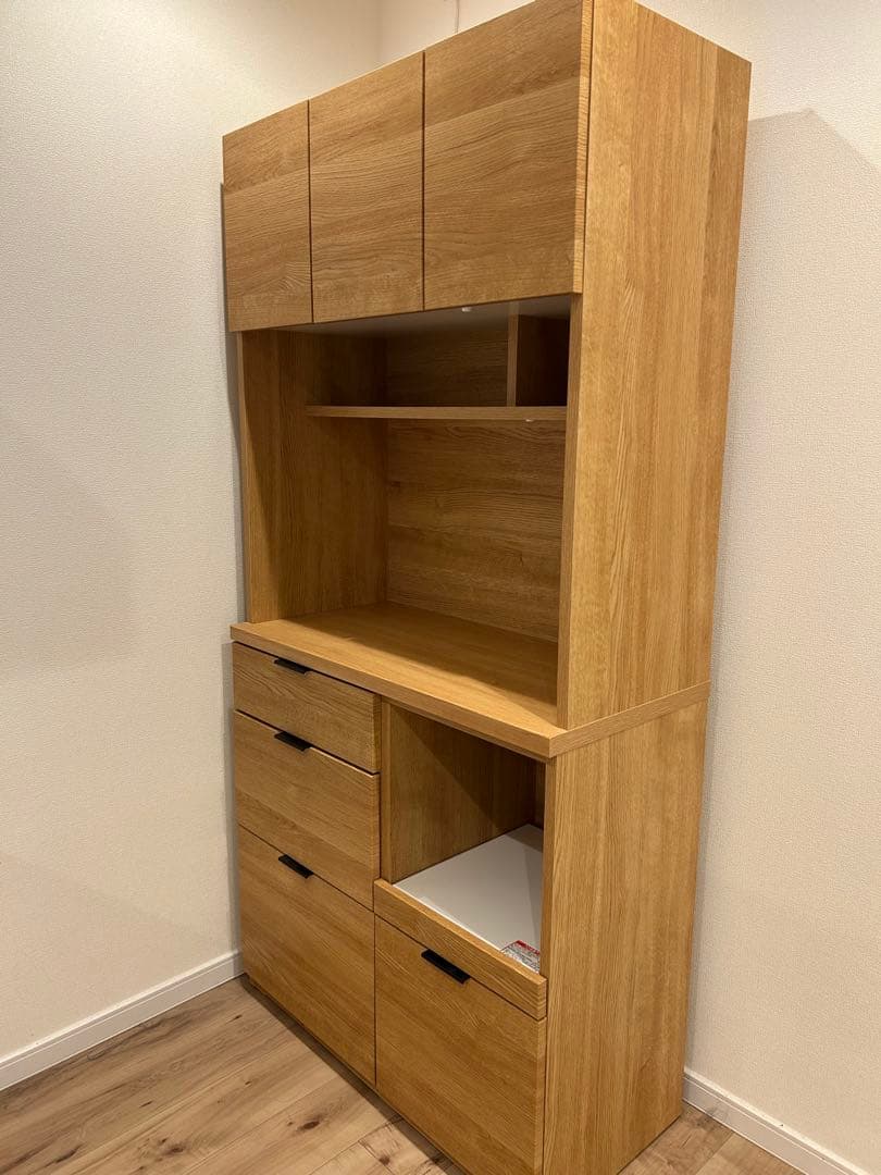 キッチンボード(エトナ90KB LBR) ★送料込み