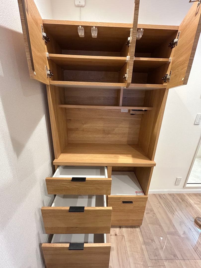 キッチンボード(エトナ90KB LBR) ★送料込み