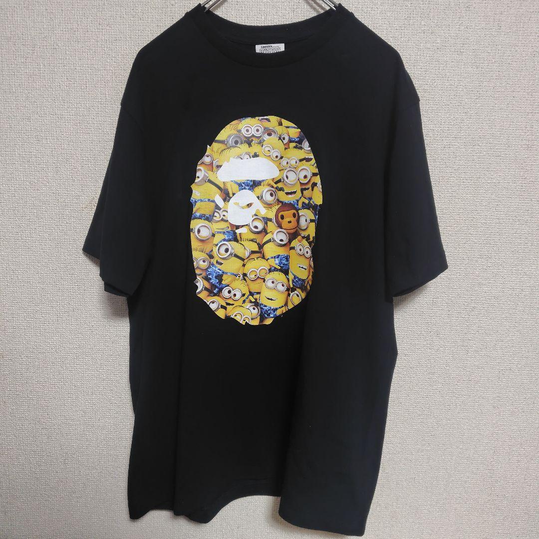 A BATHING APE ミニオン Tシャツ L ブラック