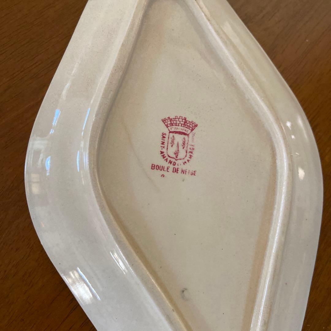 週末お値下げアンティークフランスプレートアジサイ