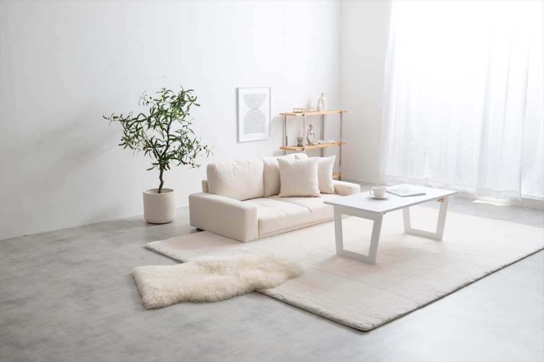 【送料無料】Lottie 2人掛けローソファ ウレタン 高品質 椅子