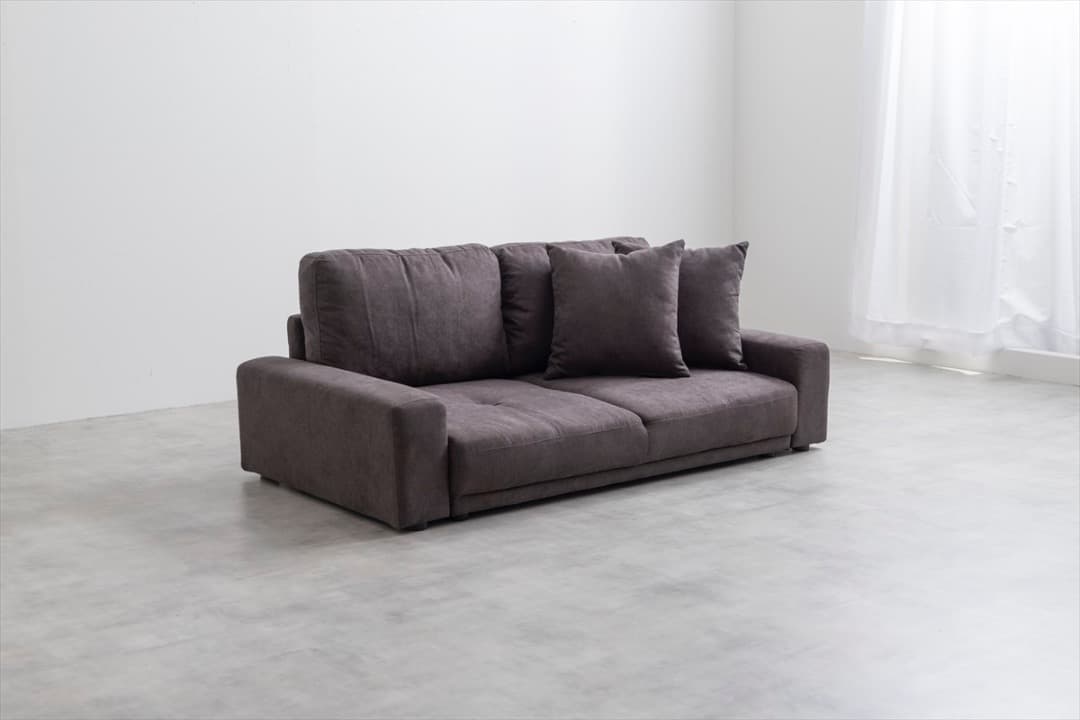 【送料無料】Lottie 2人掛けローソファ ウレタン 高品質 椅子