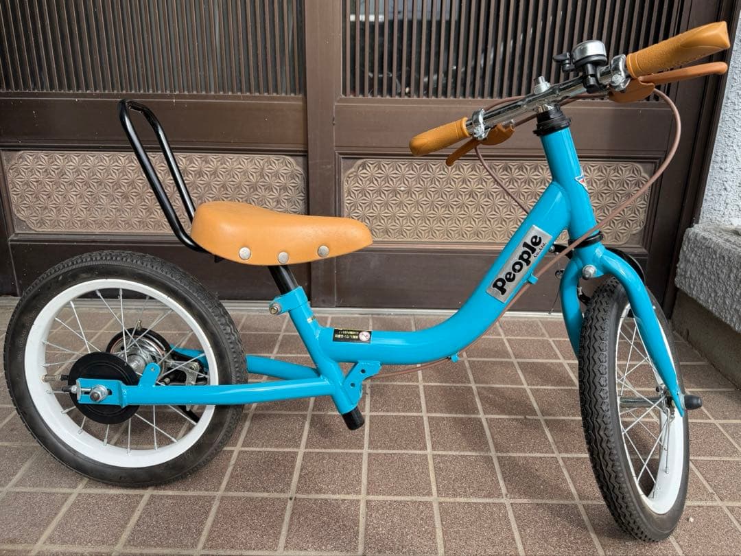 美品！ケッターサイクル 14インチ 幼児用自転車 ブルーミングターコイズ