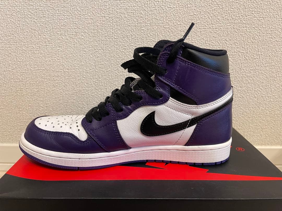 Nike Air Jordan 1 コートパープル/ホワイト/ブラック
