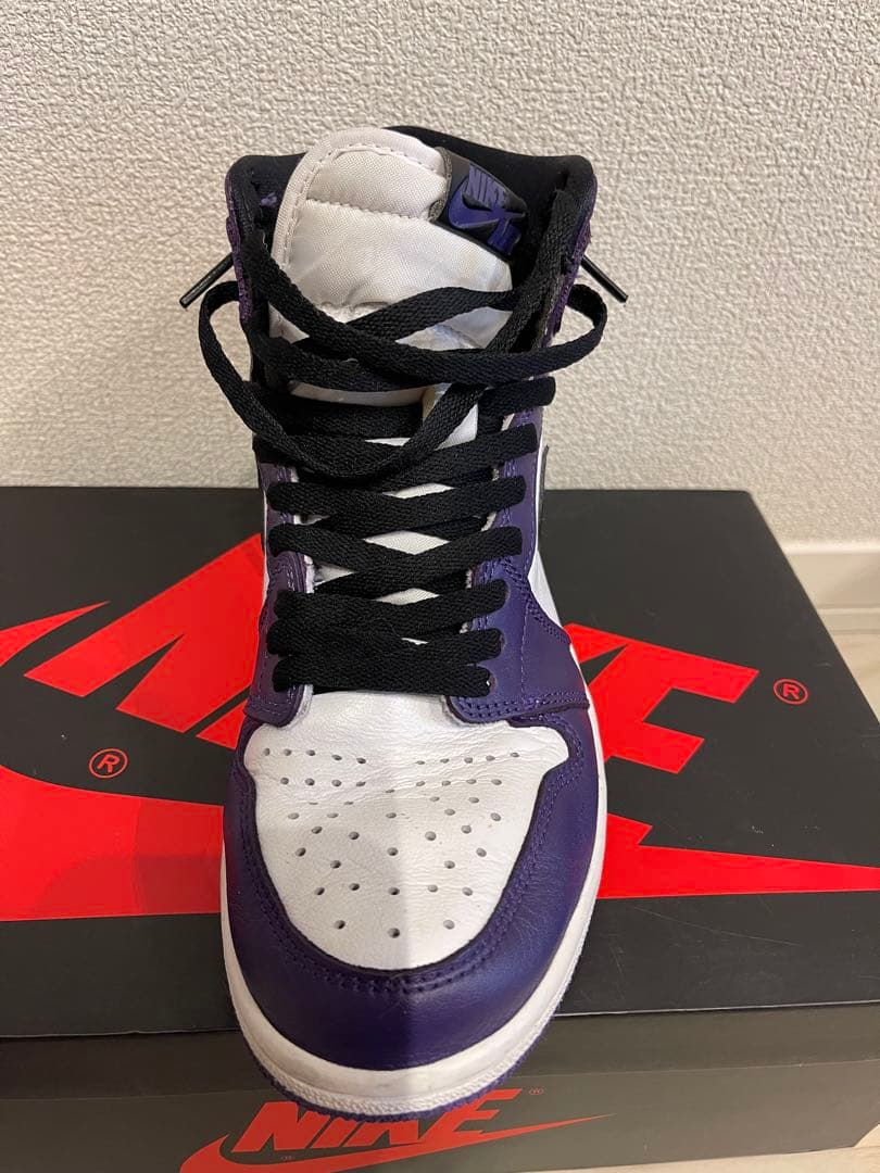 Nike Air Jordan 1 コートパープル/ホワイト/ブラック
