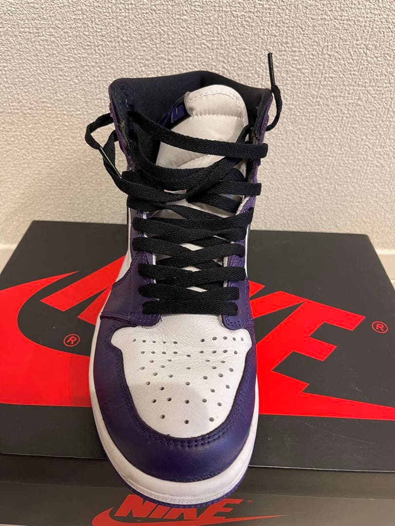 Nike Air Jordan 1 コートパープル/ホワイト/ブラック