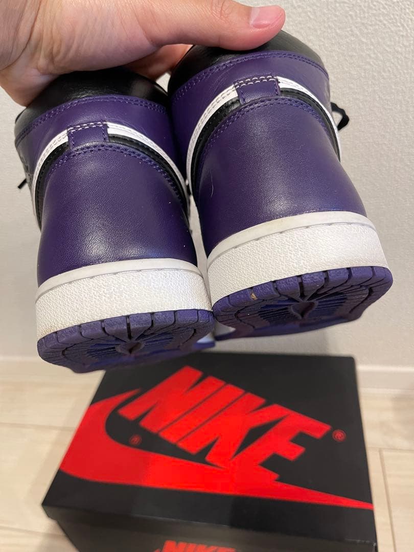 Nike Air Jordan 1 コートパープル/ホワイト/ブラック