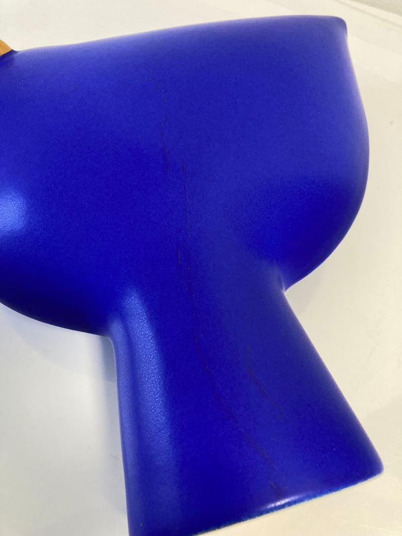 レア！ARABIA アラビア 鳥　置物　ティモ　ブルー　訳あり