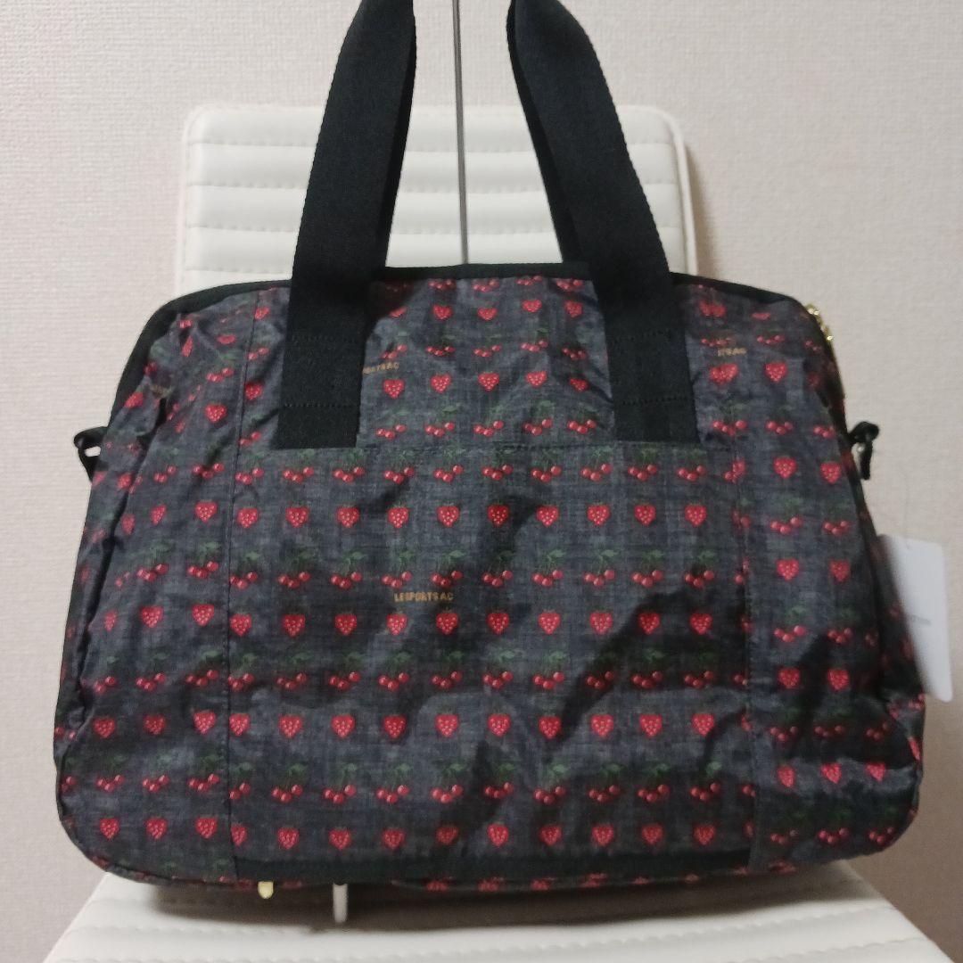 2669　レスポートサック　ボストンバッグ　ストロベリー　チェリー　未使用