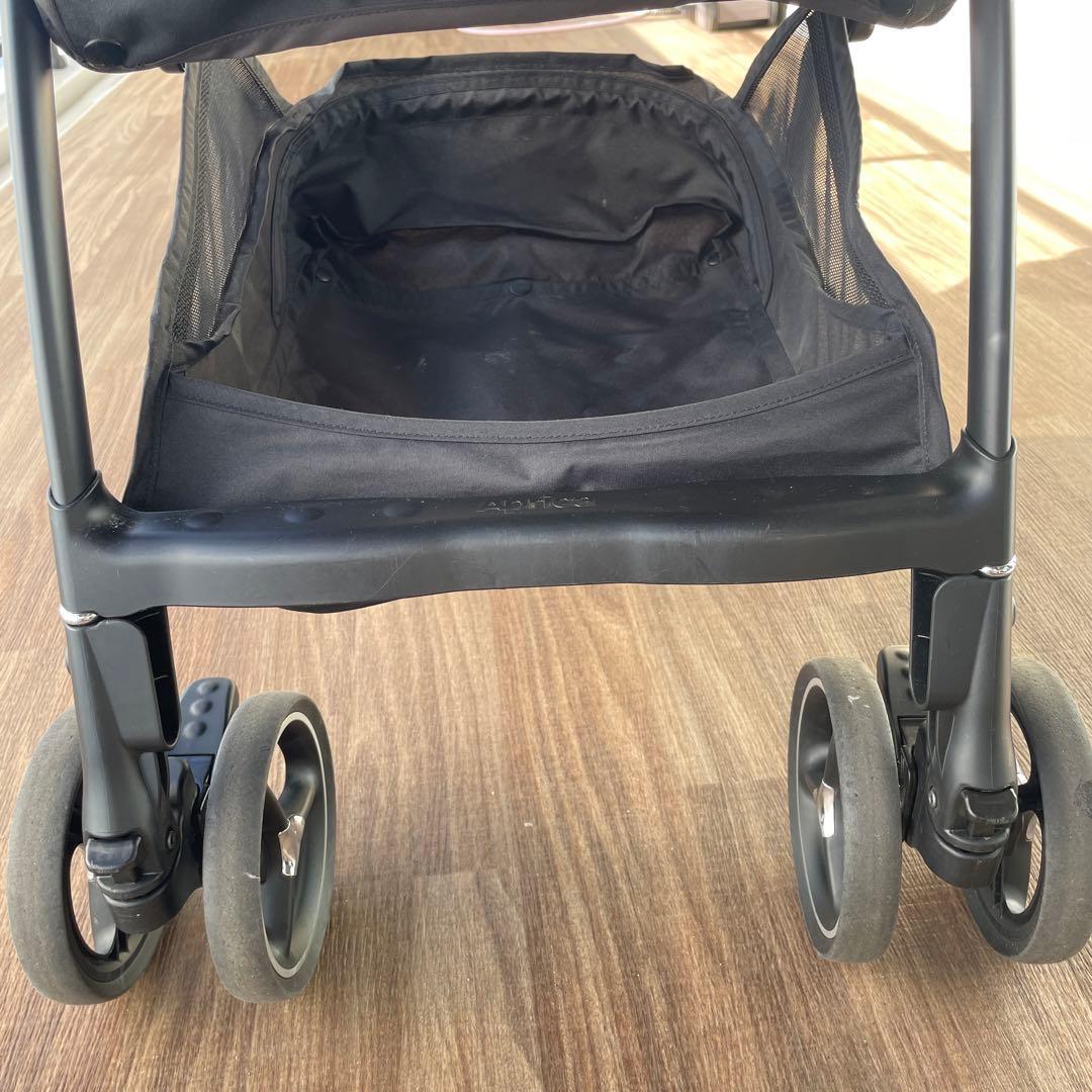 【美品】Aprica ラクーナビッテ クッション レザーハンドル ベビーカー