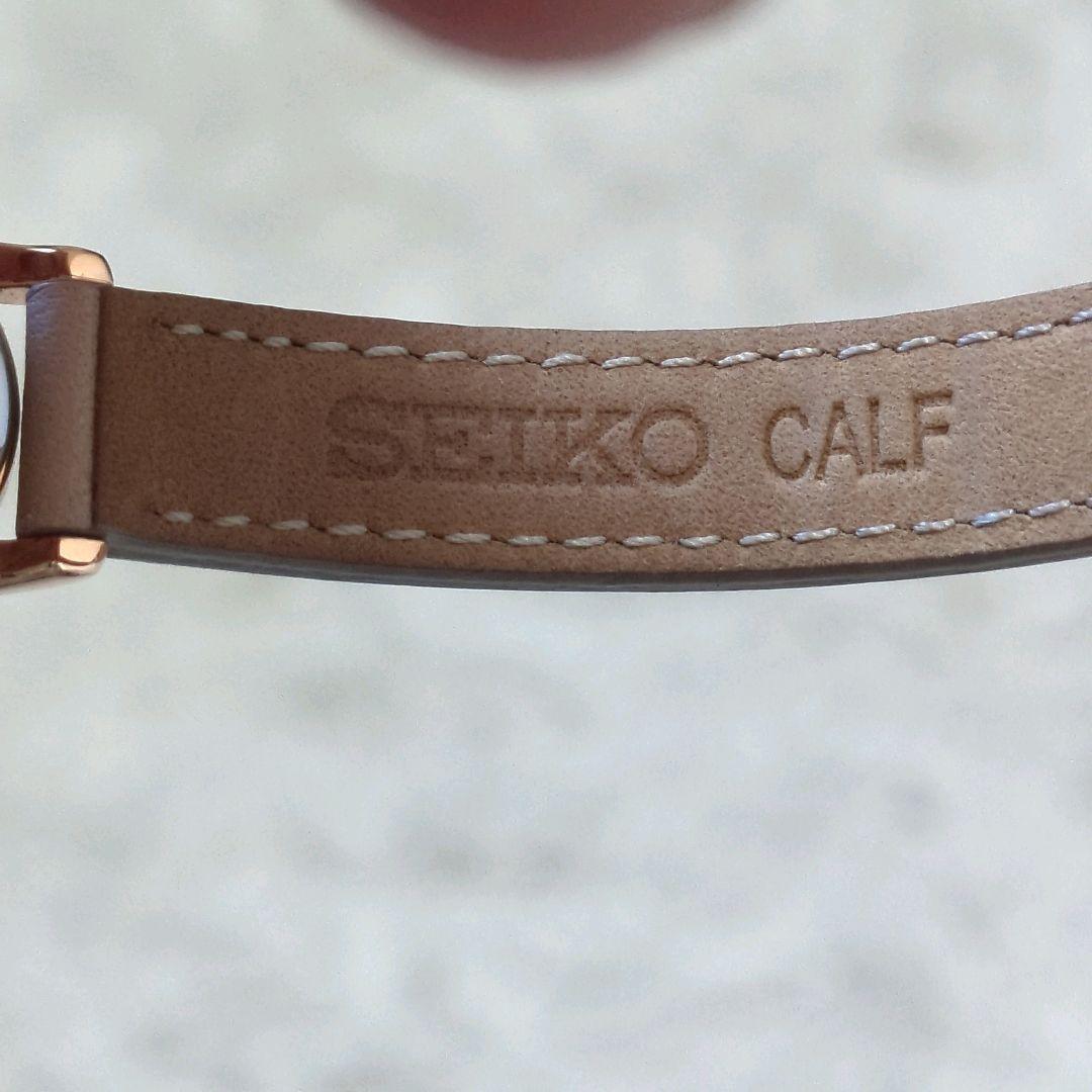 未使用に近い　セイコー2025 ソーラー 腕時計　サクラエディション　レディース