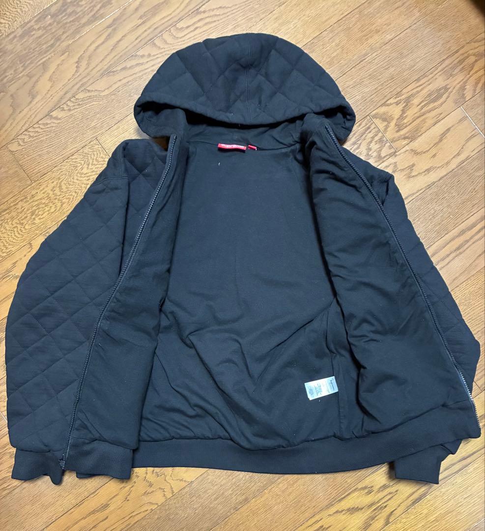 トップス Supreme Quilted Zip Up Hooded Sweatshirt