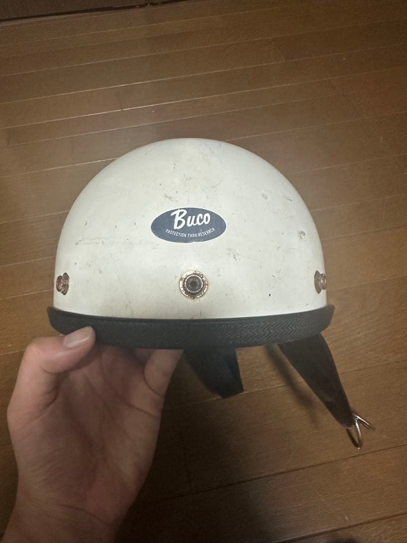 Buco Traveler 半帽ヘルメット ホワイト　ビンテージ