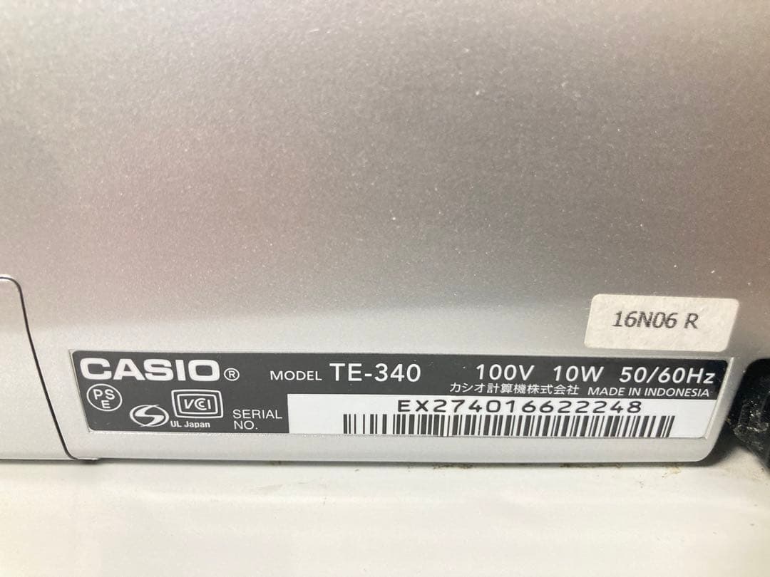 ☆ 超激安！！ カシオ TE-340WE 電子レジスター 10部門 CASIO