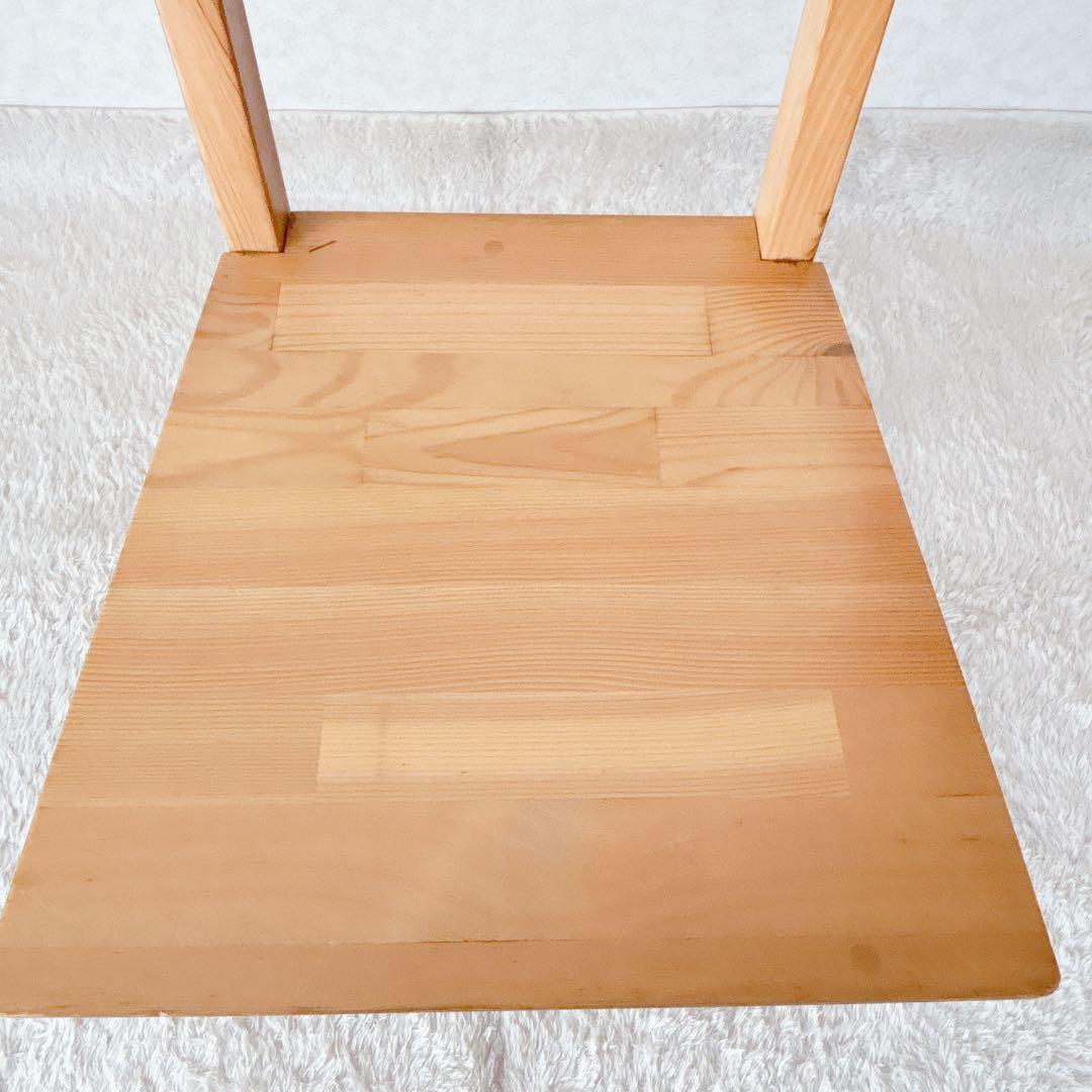 美品】天然木 ダイニング リビング スラットバックチェア カントリー