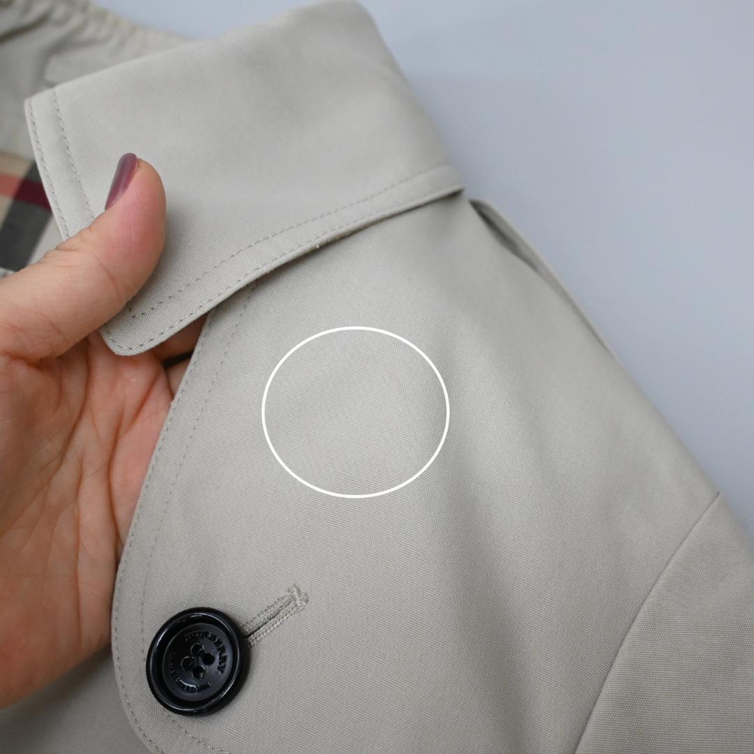 47944★年 バーバリー トレンチコート ノバチェック 近年 ベージュ*