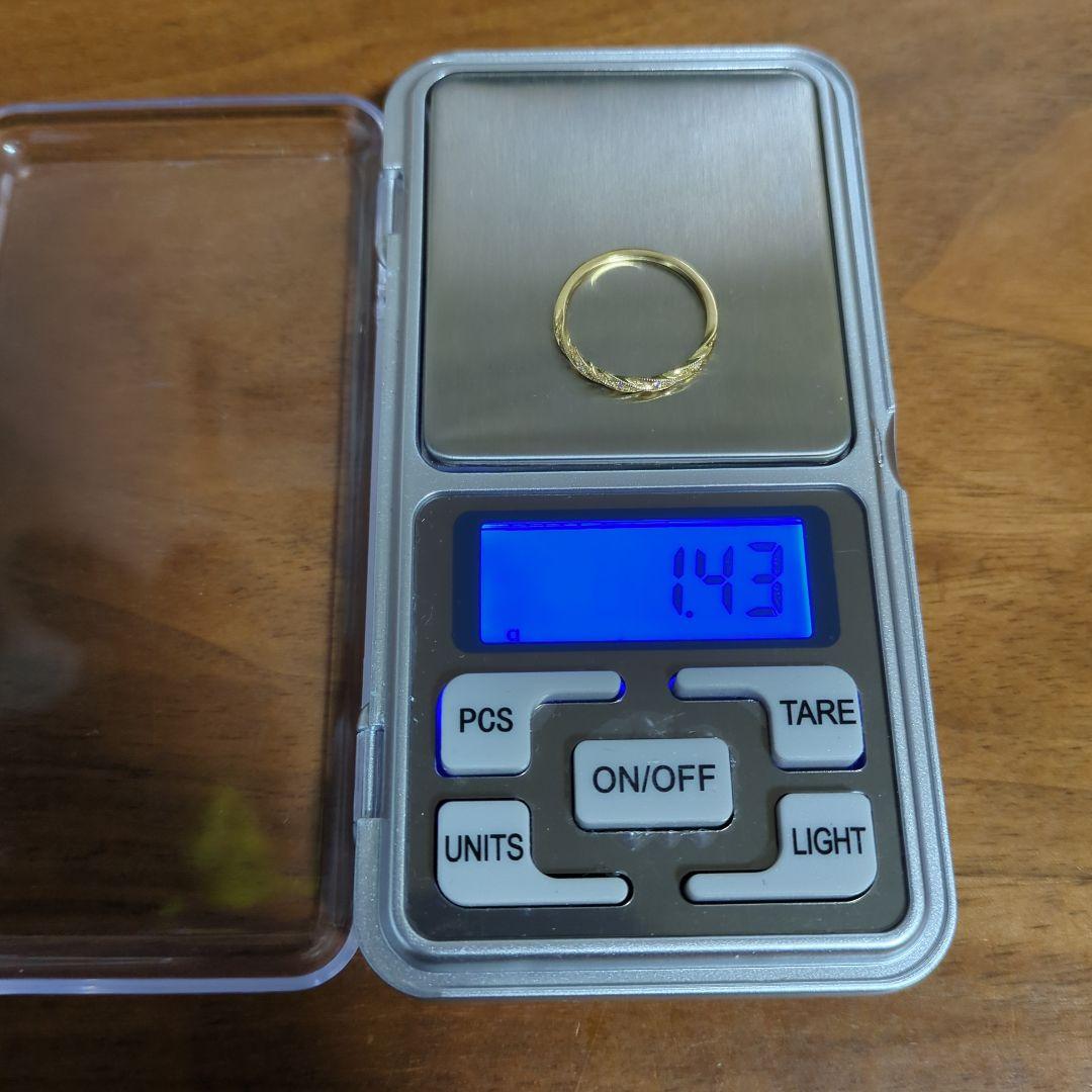 AHKAH　K18YGダイヤモンドリング