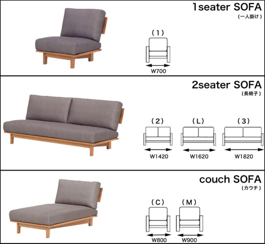 ナガノインテリア friendly!! LC034 ソファー