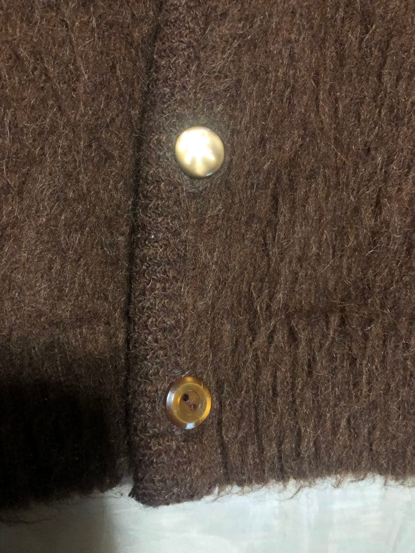 60’s BRENT モヘアカーディガン モヘア40% 毛足長