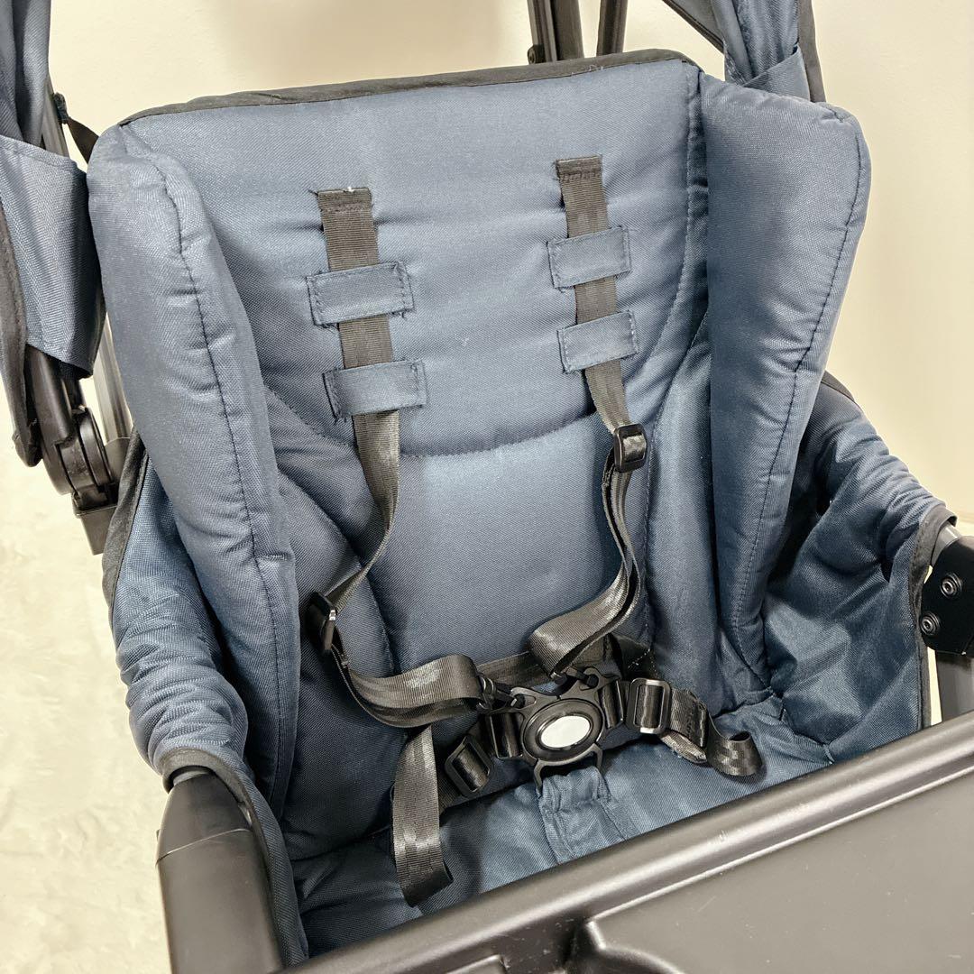 KATOJI カトージ 2人乗りベビーカー 2人でGO ネイビー 双子 兄弟