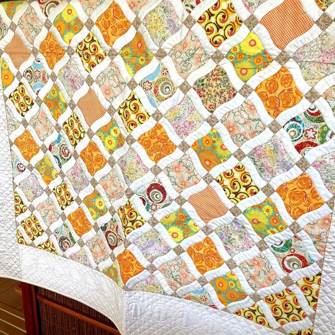 アメリカンキルトベビー肌がけ