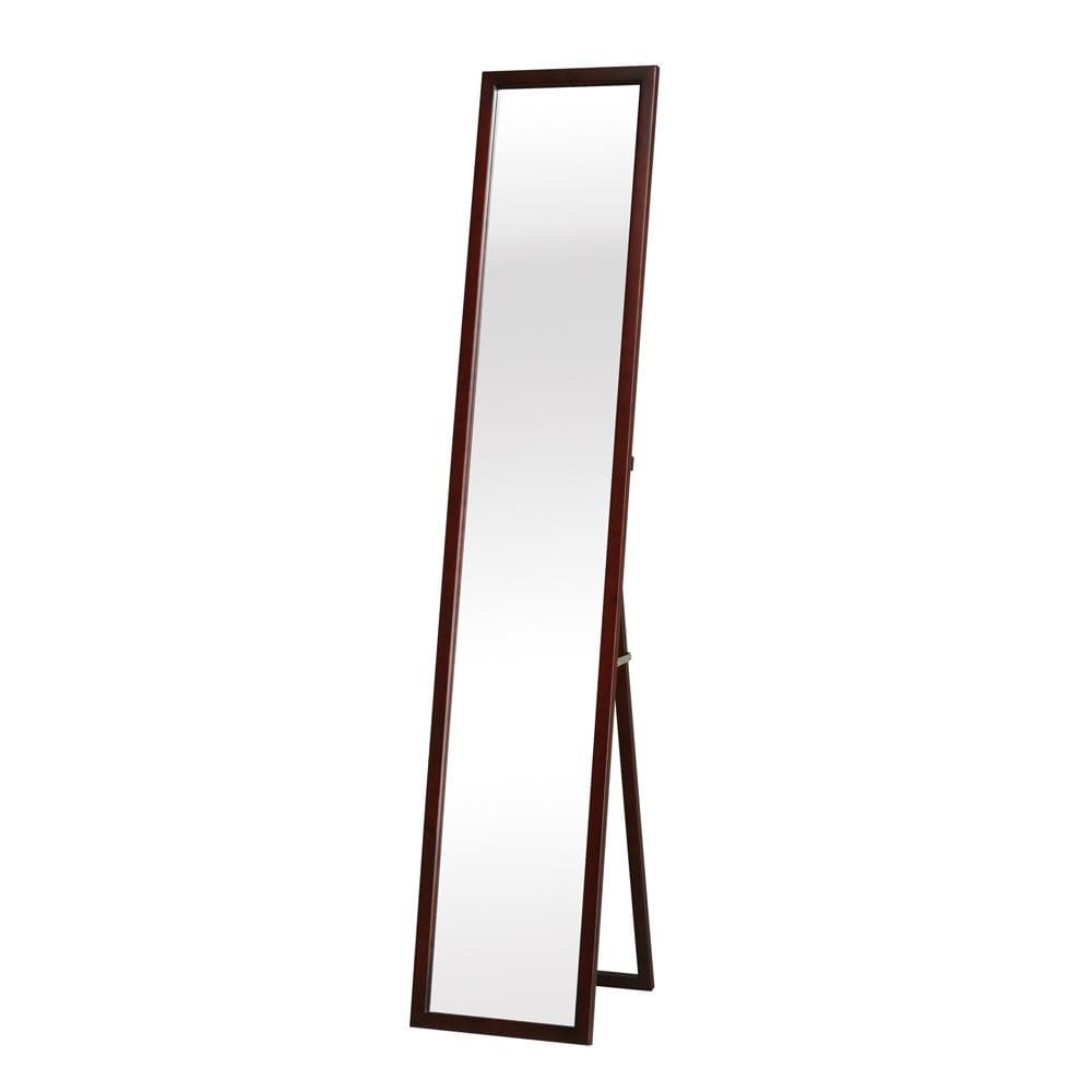 【新品・送料無料】天然木ナチュラルなリビングスタンドミラー幅29ｃｍ 鏡 姿見