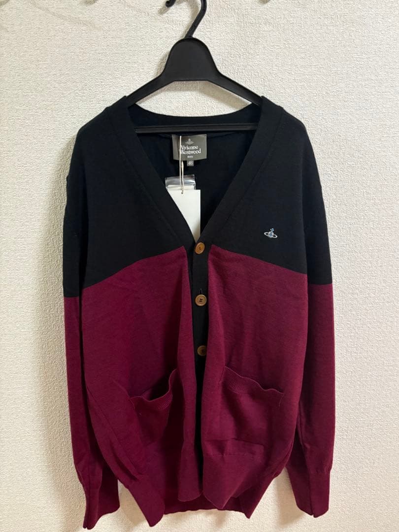 な*)様 Vivienne Westwood Vネックカーディガン 黒