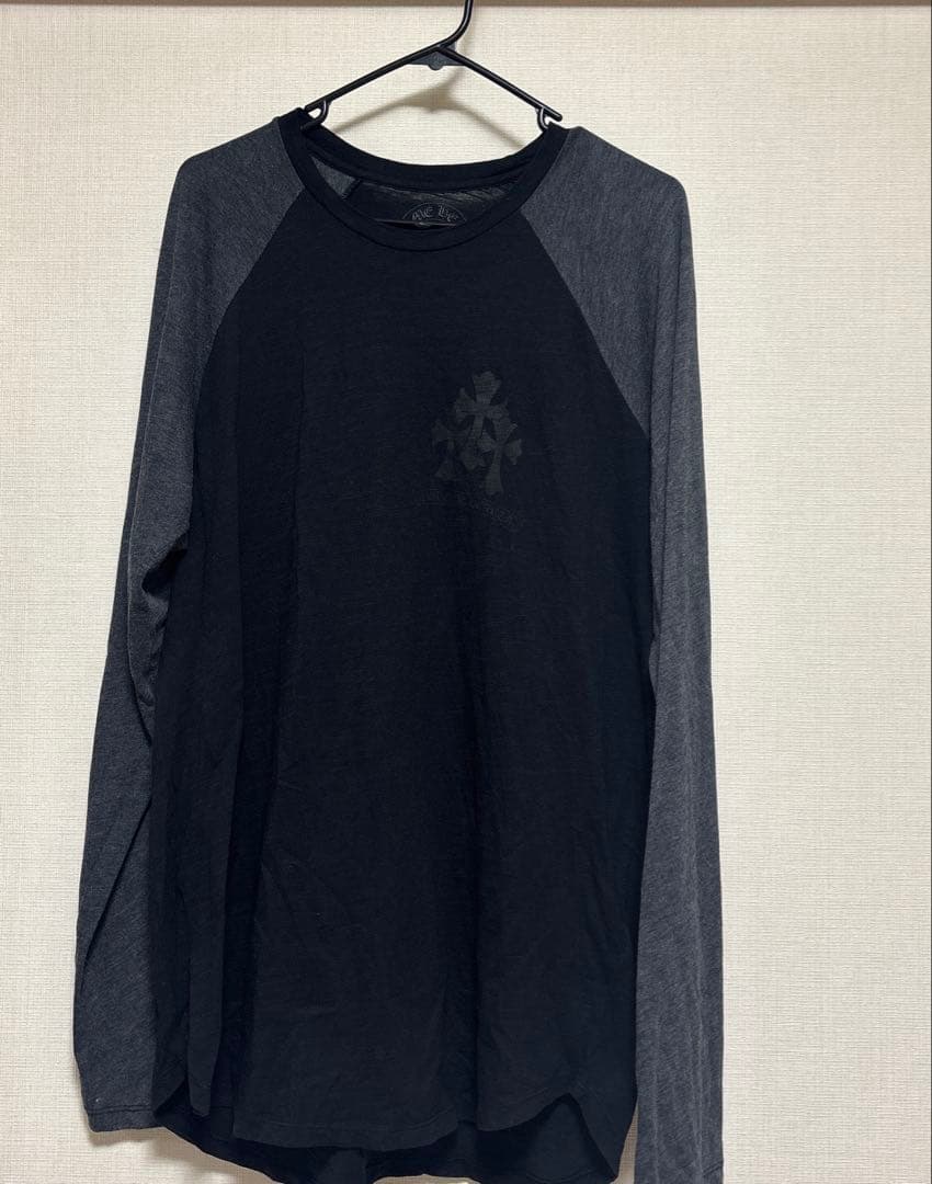 クロムハーツ　バックセメタリープリント　ロンT Lサイズ