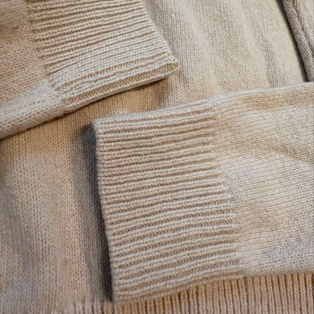 【クリーニング済】メゾンキツネ　ベビーフォックス　ベージュ ニットセーター