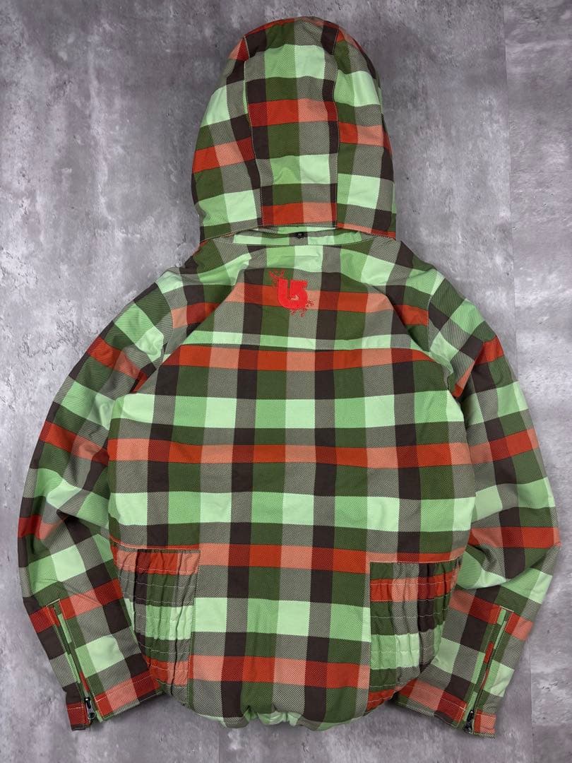 BURTON “ SHELL JACKET”CHECK gorpcore