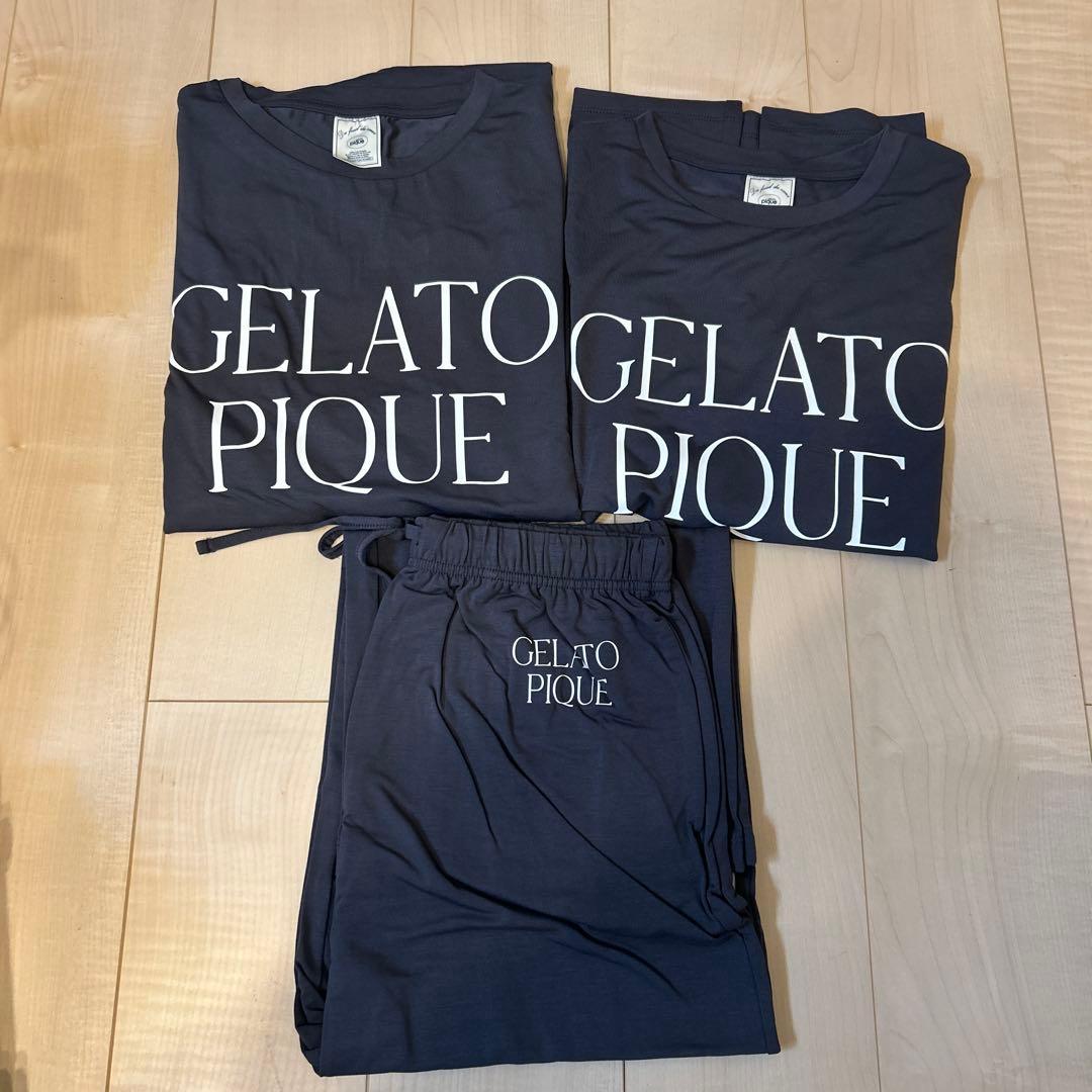 新品　ジェラートピケ　2025福袋B ルームウェア3点セット
