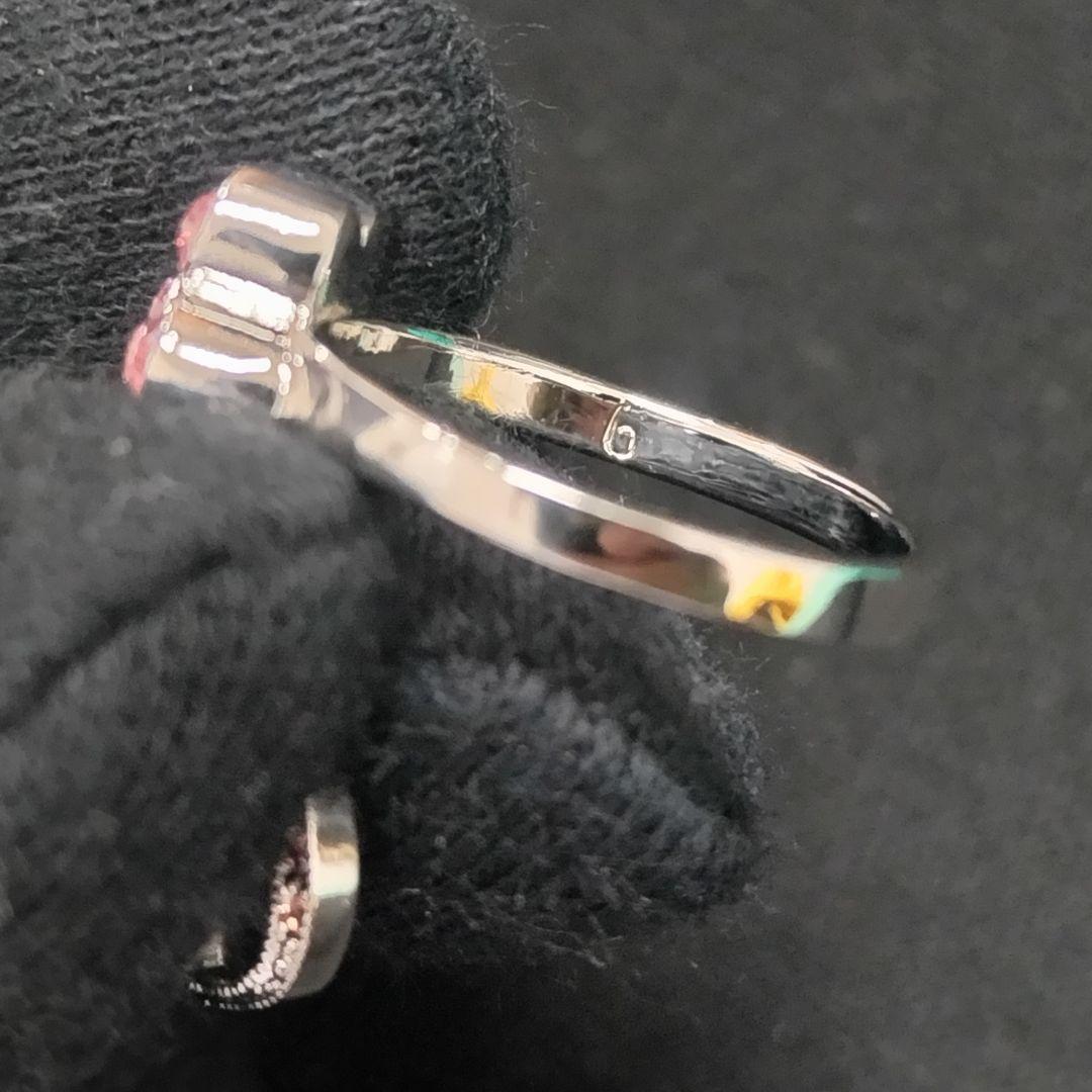 クリスチャンディオール リング 9号 指輪 フラワー ピンク