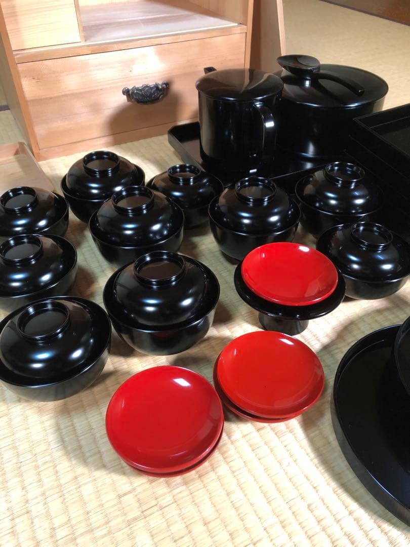 懐石道具一式　茶道具　未使用品 箱サイズ　縦36cm、横49cm、高さ63cm