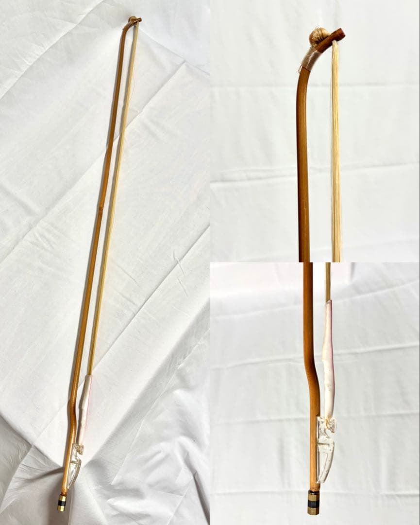 二胡 一式セット 中国蘇州 本皮製 付属品