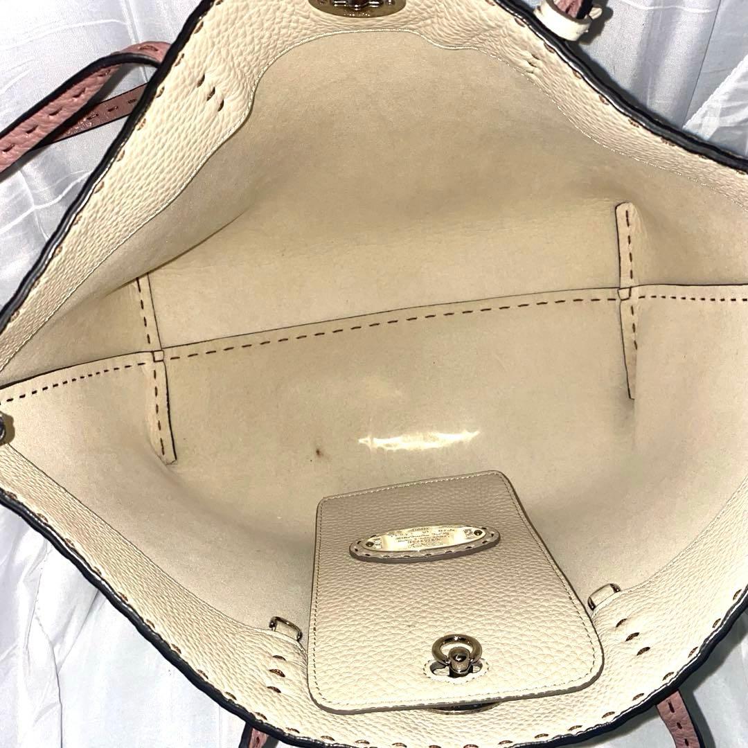【美品】FENDI フェンディSelleria セレリアトートバッグ ピンク