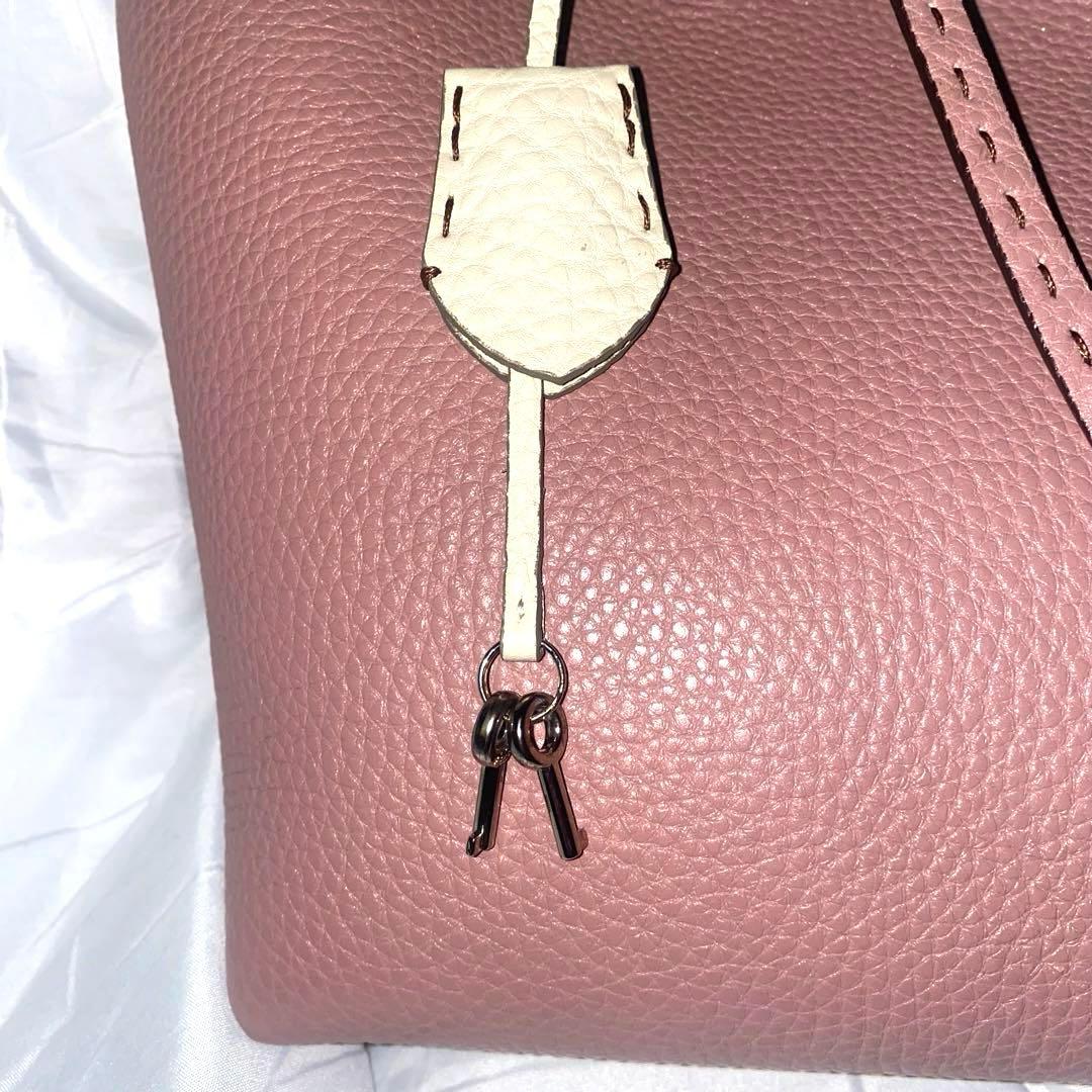 【美品】FENDI フェンディSelleria セレリアトートバッグ ピンク