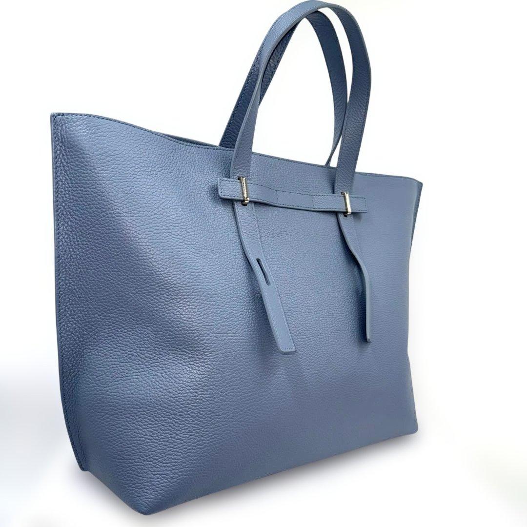 ✨美品✨Furla フルラ Giove トートバッグ A4対応 自立 アイスブル